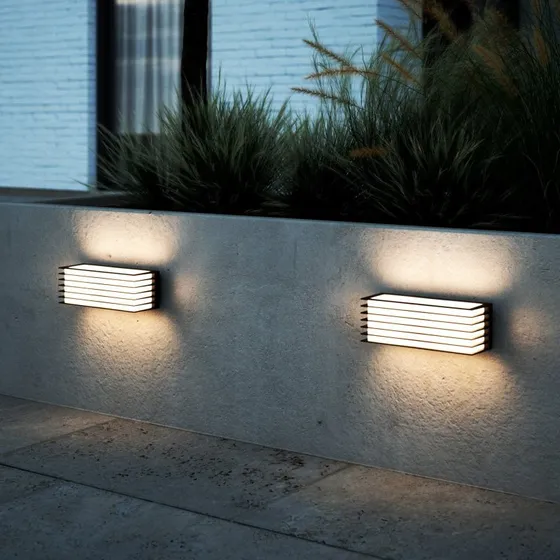Nordlux Fluctus 28 Applique d'extérieur Noire - Design Moderne