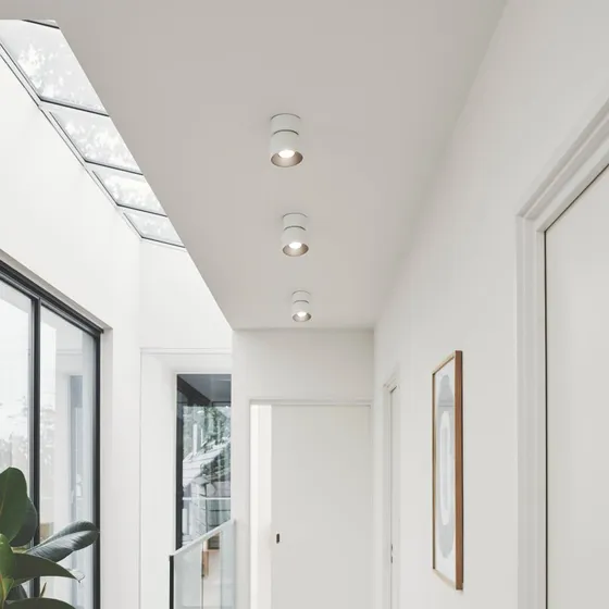 Nordlux Downlight Pitcher - Blanc/Argent - Spot Orientable