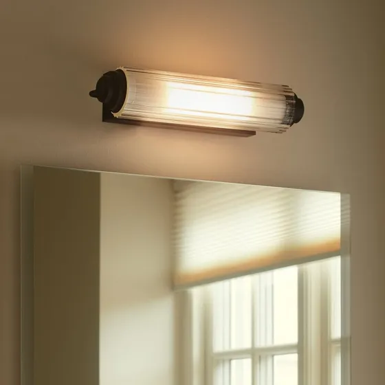 Nordlux Nimal Double - Applique murale IP44 noire