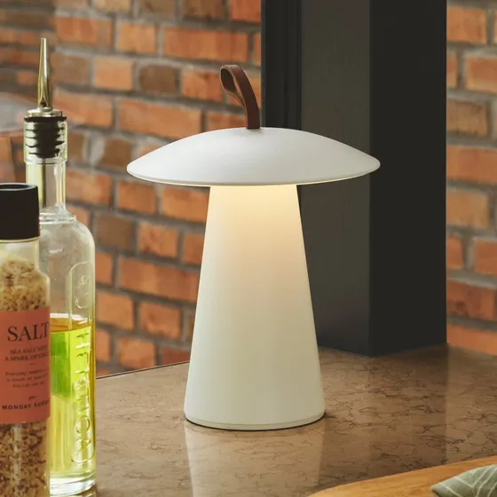 Nordlux Ara To-Go 2 Lampe de Table LED Rechargeable Blanche IP54