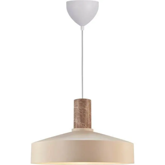 Nordlux Suspension Elvas Beige - Métal et Marbre