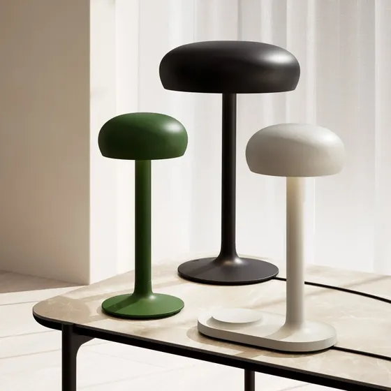 Eva Solo Lampe à poser rechargeable Emendo - Vert Émeraude