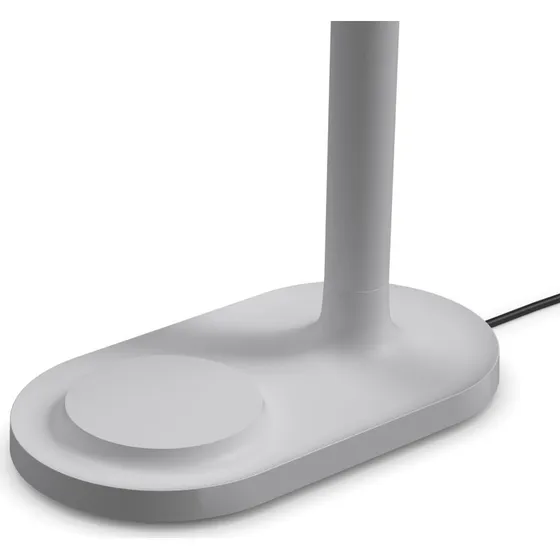 Eva Solo Lampe de table Emendo avec chargeur Qi, Grise