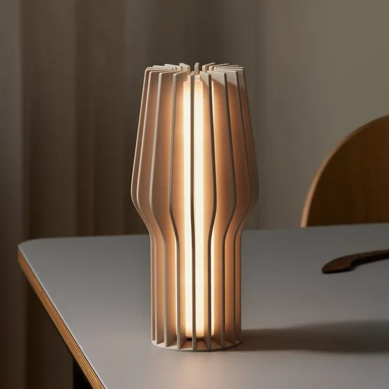 Eva Solo Lampe à poser rechargeable Radiant beige IP44