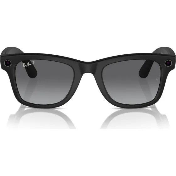 Ray-Ban Meta Wayfarer Grande Noir Mat Dgrad Graphite Polaris