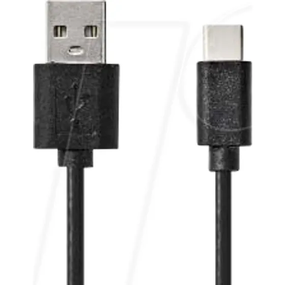 Nedis Cble USB-C/USB-A 1 m Noir