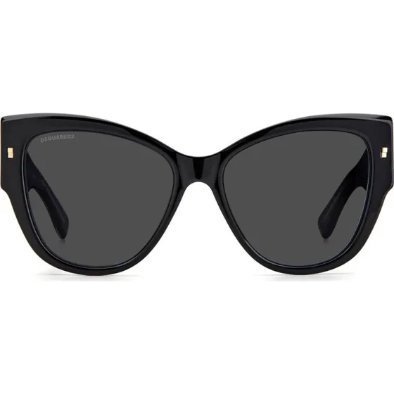 Dsquared2 Lunettes de Soleil Cat Eye D2 0016/S Noir et Or