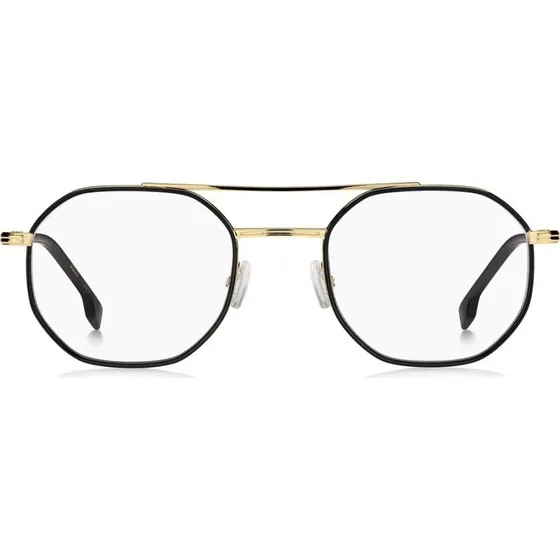 Boss 1632 Lunettes de Vue Homme - Monture Géométrique Or et Noir