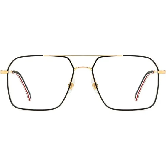Carrera 336 Lunettes de Vue Homme Géométrique Noir et Or
