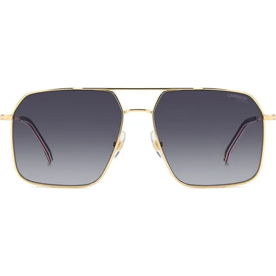 Carrera 333/S Lunettes de Soleil Homme Carrées Dorées et Grises