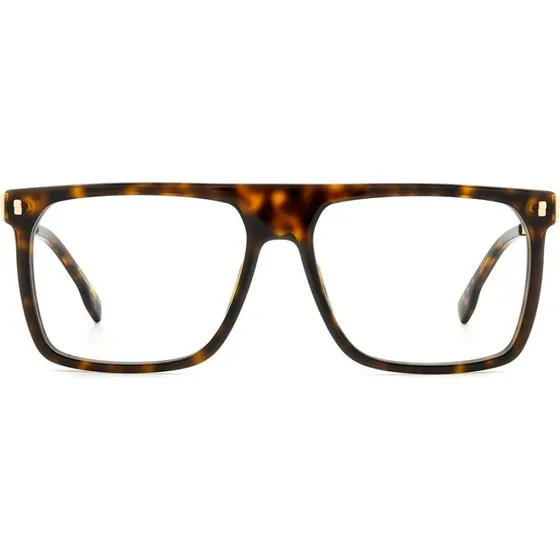 Dsquared2 D2 0122 Lunettes de Vue Homme Havane Carrées