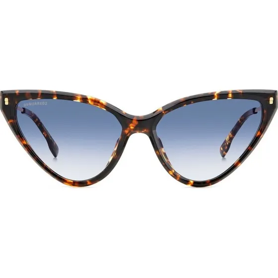 Dsquared2 D2 0134/S Lunettes de Soleil Cat Eye Havana