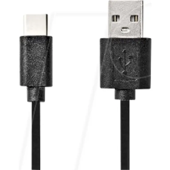 Nedis Câble USB 2.0 3,0 m USB-A vers USB-C Noir