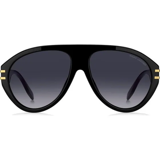 Marc Jacobs Marc 747/S Lunettes de Soleil Pilote Homme Noir Gris