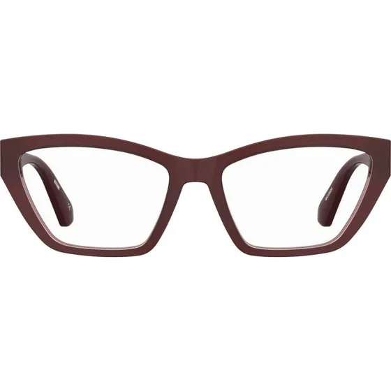Moschino MOS634 Lunettes de Vue Femme Rectangulaires Rouges