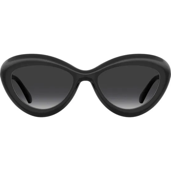 Moschino MOS163/S Lunettes de Soleil Femme Géométriques Noires