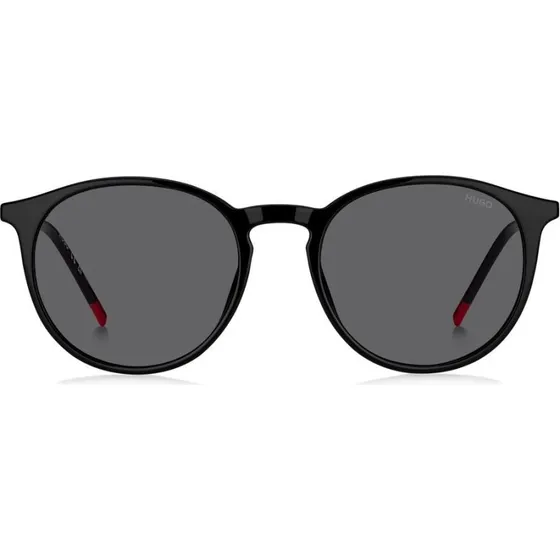 Hugo Boss HG 1286/S Lunettes de Soleil Rondes Noires et Grises