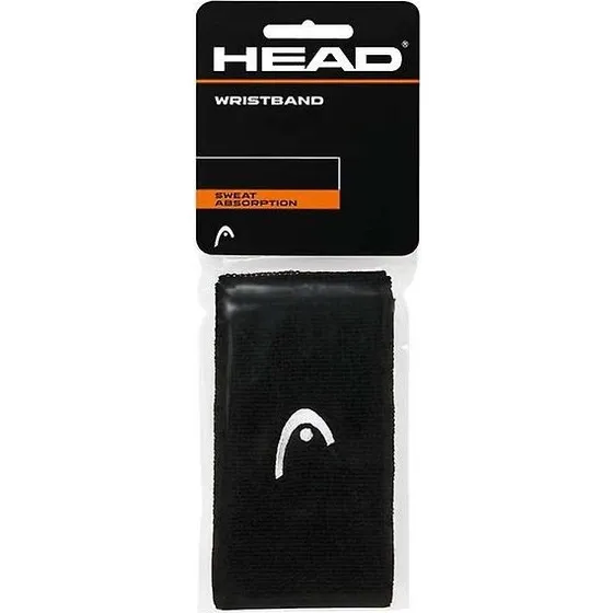 Head Wristband 5 - Lot de 2 Bandeaux de Poignet Noirs