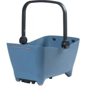 Basil Buddy MIK panier vélo pour chien denim délavé (arrière)