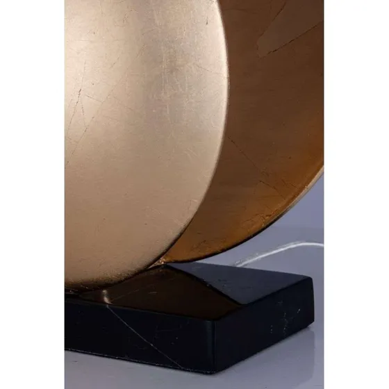 Globen Lighting Lampe à poser Orbit en laiton et noir