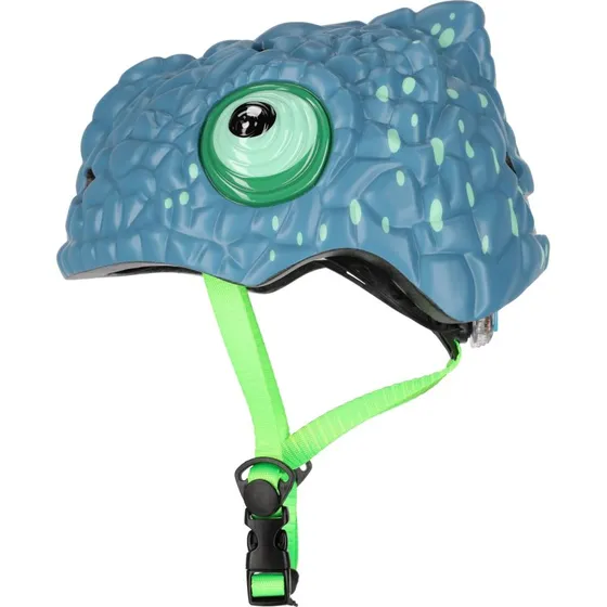 Crazy Safety Chameleon Casque Vélo Junior Noir/Bleu