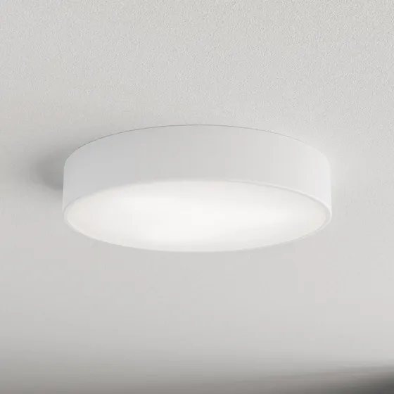 TEMAR LIGHTING Plafonnier Cleo Blanc Ø40cm - Moderne & Dimmable