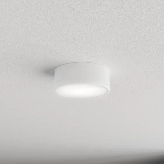 TEMAR LIGHTING Plafonnier Cleo Blanc - Rond 20 cm - Moderne