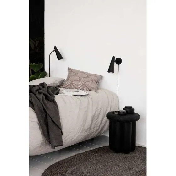 House Doctor Applique murale Precise Noir Mat 21 cm