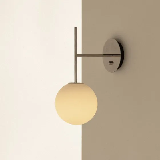 Audo Copenhagen Applique murale TR Bulb Suspended - Acier poli