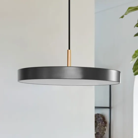 UMAGE Suspension LED Asteria Mini Anthracite et Laiton - 31 cm