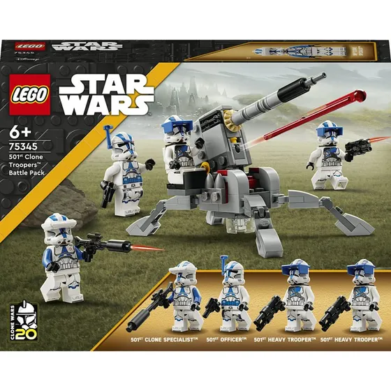 LEGO Star Wars 75345 Pack de Combat des Clone Troopers de la 501me Lgion