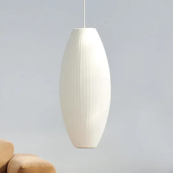 HAY Suspension Nelson Bubble Cigar L - Blanc - Ø 38 cm