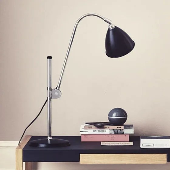 GUBI Bestlite BL1 Lampe à poser Chrome/Noir