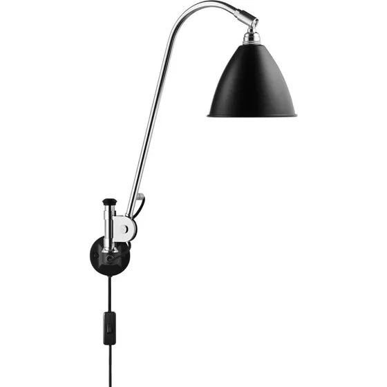 GUBI Bestlite BL6 Applique Murale Chrome et Noir