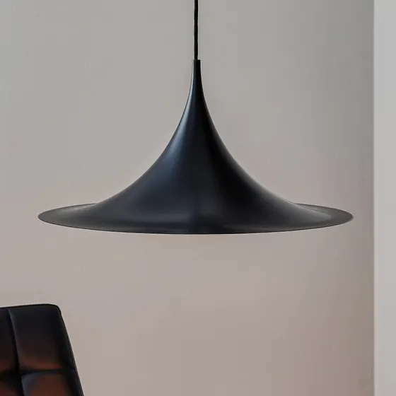 Gubi Suspension Semi Ø 47 cm - Noir Mat