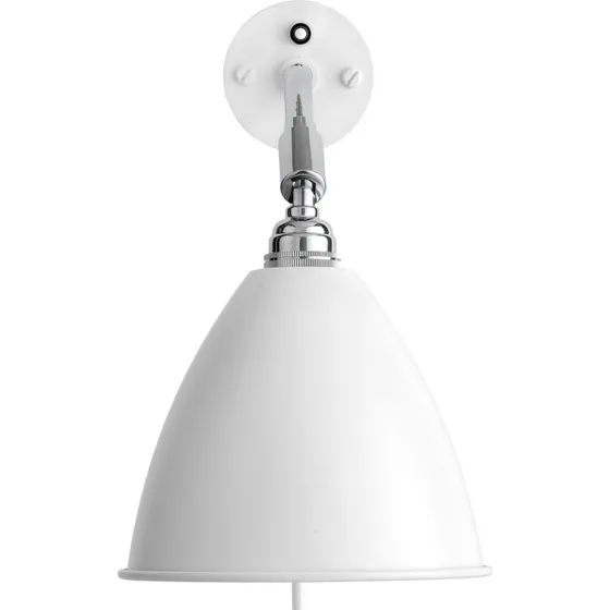 Gubi Applique murale Bestlite BL7 Blanc/Chrome Ø 16 cm