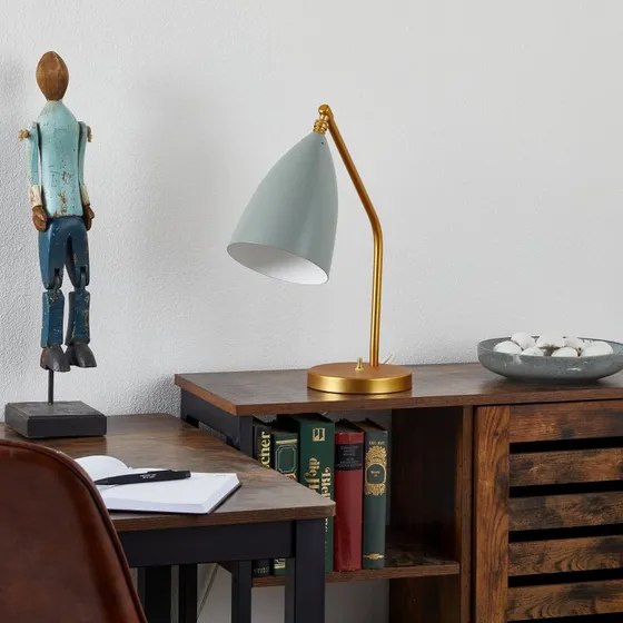 Gubi Lampe à poser Gräshoppa - Bleu-gris