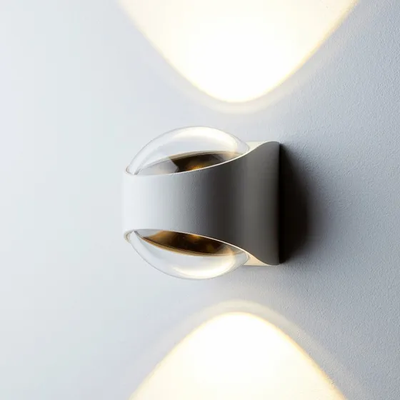 LOOM DESIGN Applique Murale LED Saga Blanche - Aluminium