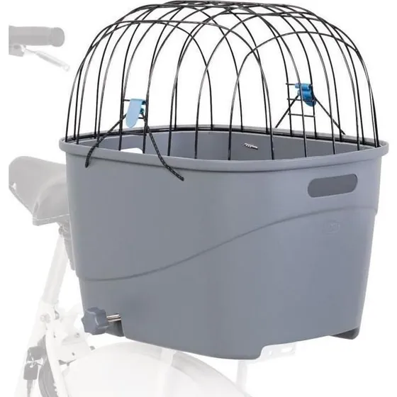 TRIXIE Panier pour porte-bagages chien 36×47×46 cm Gris