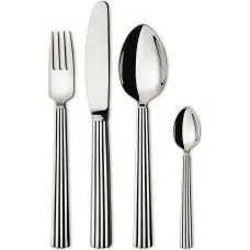 Georg Jensen Bernadotte - Set de 4 Couverts Acier Inoxydable