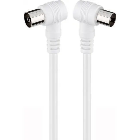Goobay 11522 Cble Antenne Coud 5 m Blanc