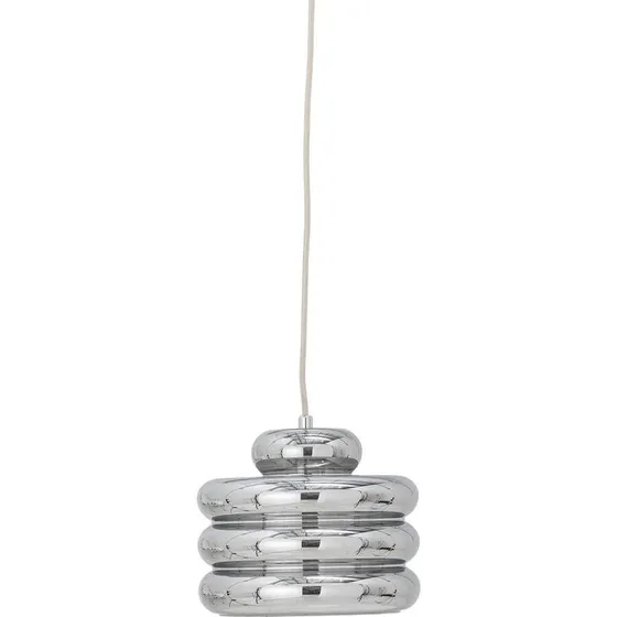 Bloomingville Suspension Spike Verre Argent 24x20 cm