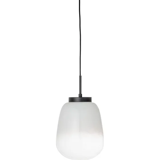 Bloomingville Lampe suspendue Ece blanc verre 25x34 cm