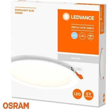 LEDVANCE Downlight Slim 22W Blanc 2000lm 110D