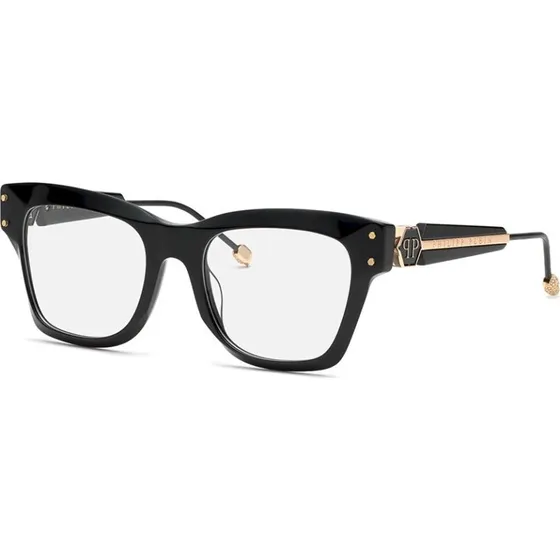 Philipp Plein Plein Queen VPP125S Lunettes de Vue Carrées Noires