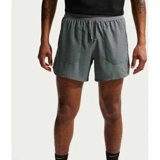 Nike Dri-FIT Stride Shorts 5 Pouces Gris Homme