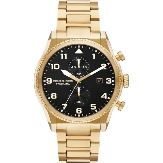 Michael Kors Panorama MK9195 Montre Homme Noir 44 mm
