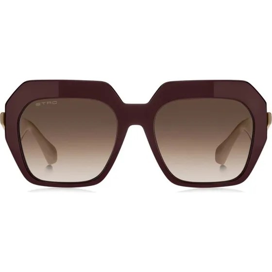 Etro 0043/S Lunettes de Soleil Oversized Marron pour Femme