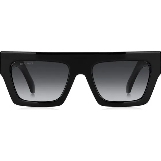 Etro Lunettes de Soleil Carrées Etro 0049/G/S Noires et Grises