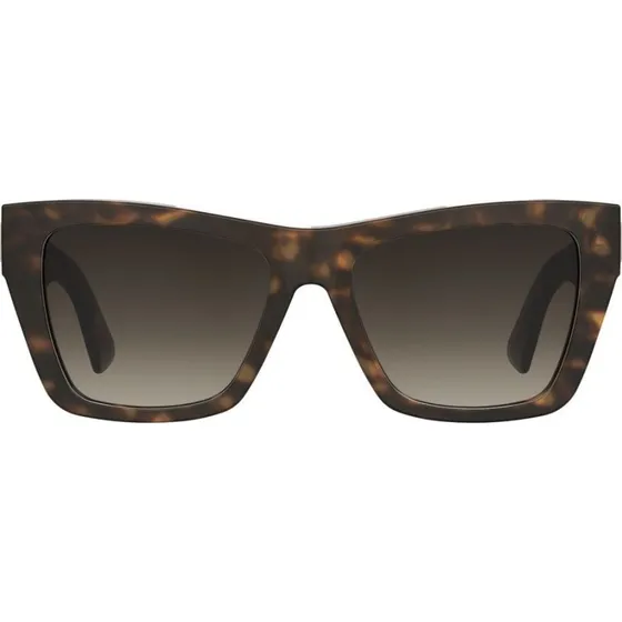 Moschino MOS181/S Lunettes de Soleil Rectangulaires Havane